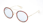 Gucci Women's Sunglasses Round Pilot Blue