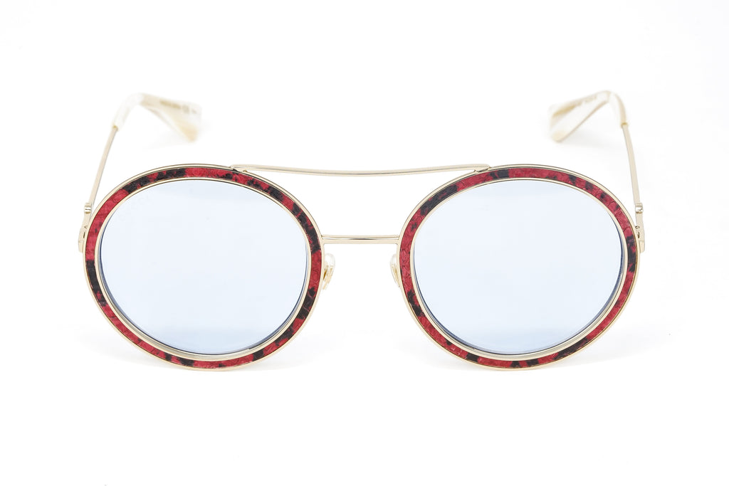 Gucci Women's Sunglasses Round Pilot Blue