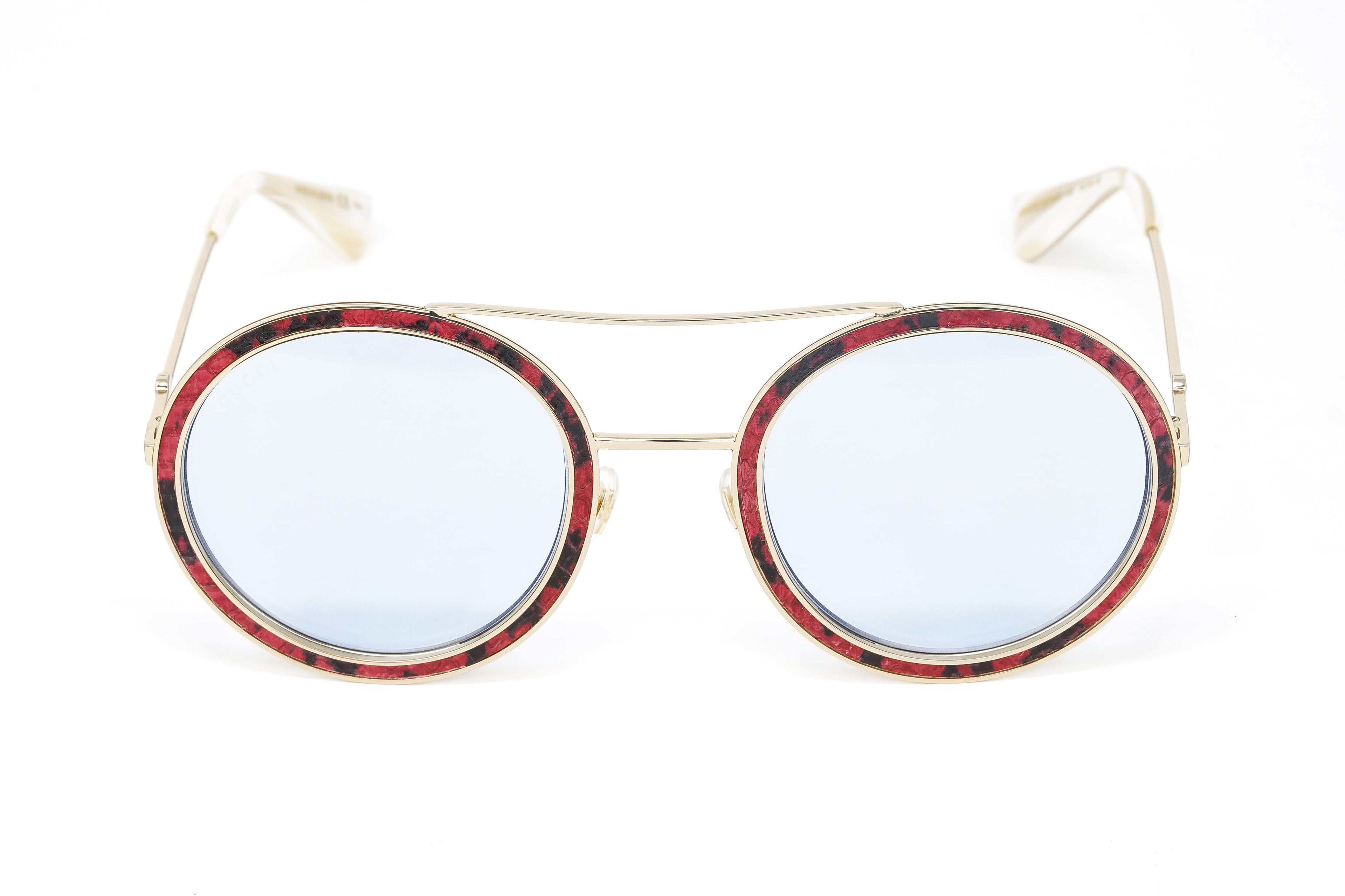 Gucci Women's Sunglasses Round Pilot Blue