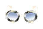 Gucci Women's Sunglasses Oversized Round Gold Band