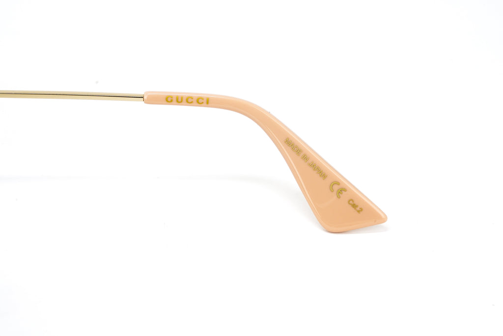Gucci Women's Sunglasses Oversized Round Gold Band