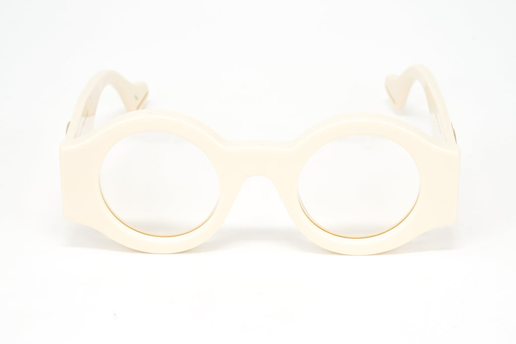 Gucci Men's Sunglasses Oversized Round Chunky Ivory