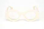 Gucci Men's Sunglasses Oversized Round Chunky Ivory