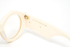 Gucci Men's Sunglasses Oversized Round Chunky Ivory