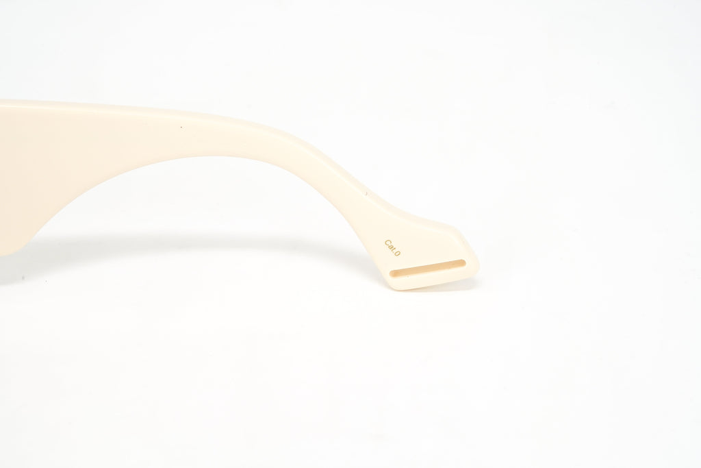 Gucci Men's Sunglasses Oversized Round Chunky Ivory