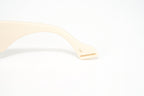 Gucci Men's Sunglasses Oversized Round Chunky Ivory