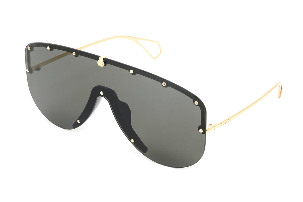 Gucci Unisex Sunglasses Oversized Black Gold