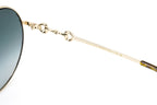 Gucci Women's Sunglasses Round Gold