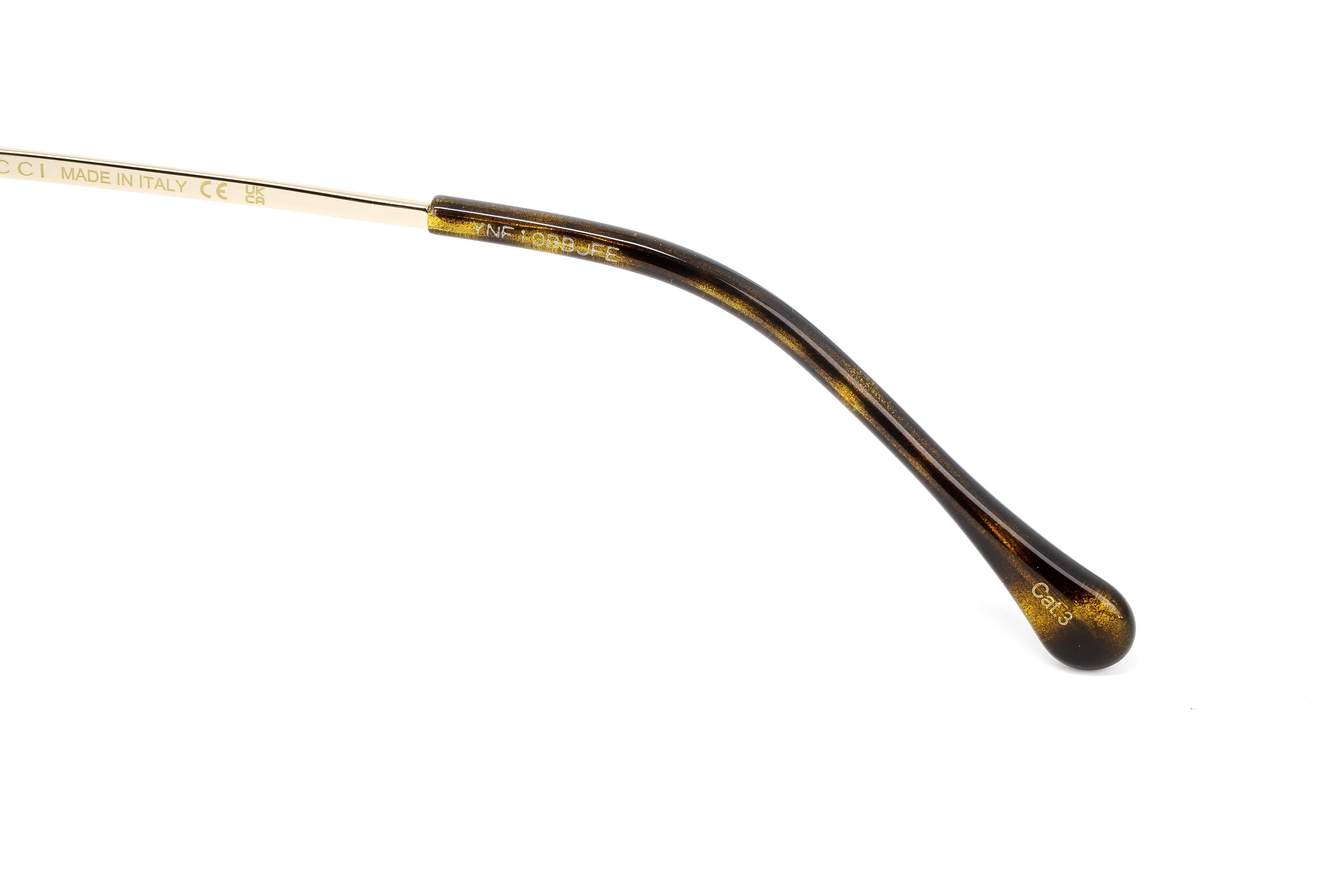 Gucci Women's Sunglasses Round Gold