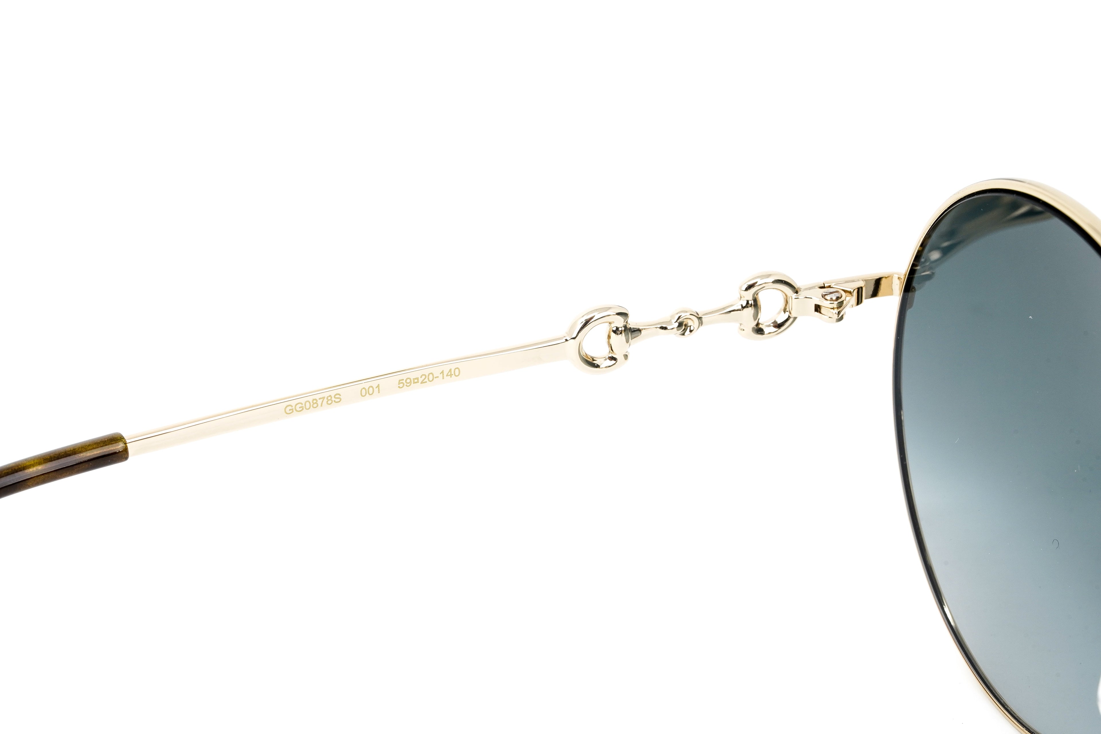 Gucci Women's Sunglasses Round Gold