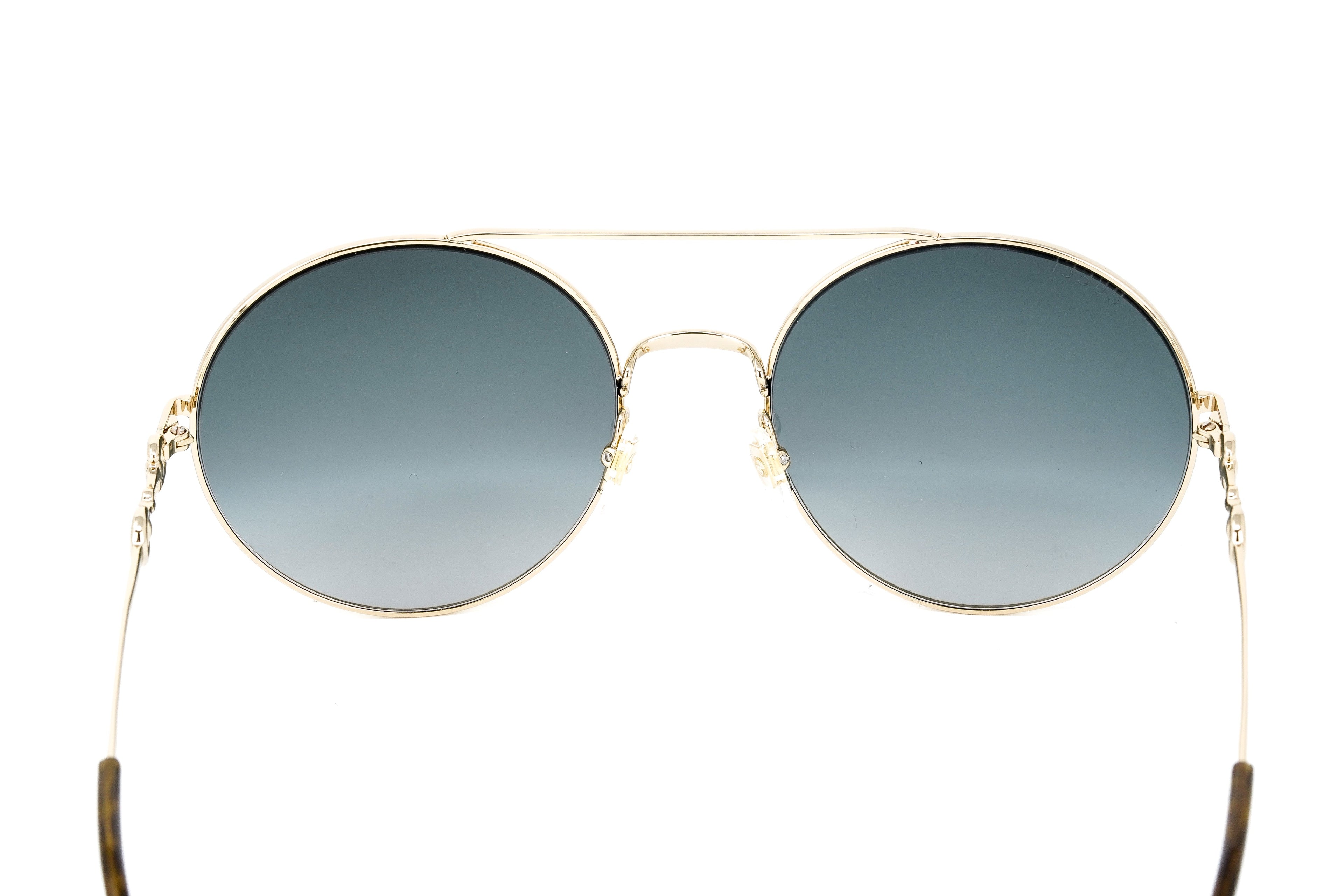 Gucci Women's Sunglasses Round Gold