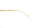 Gucci Unisex Sunglasses Oversized Pilot Black Gold