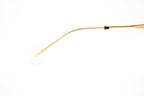 Gucci Unisex Sunglasses Oversized Pilot Black Gold