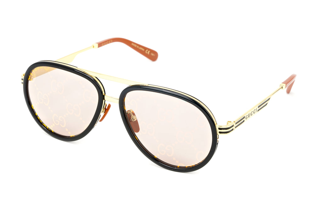 Gucci Men's Sunglasses Pilot Monogram Lenses