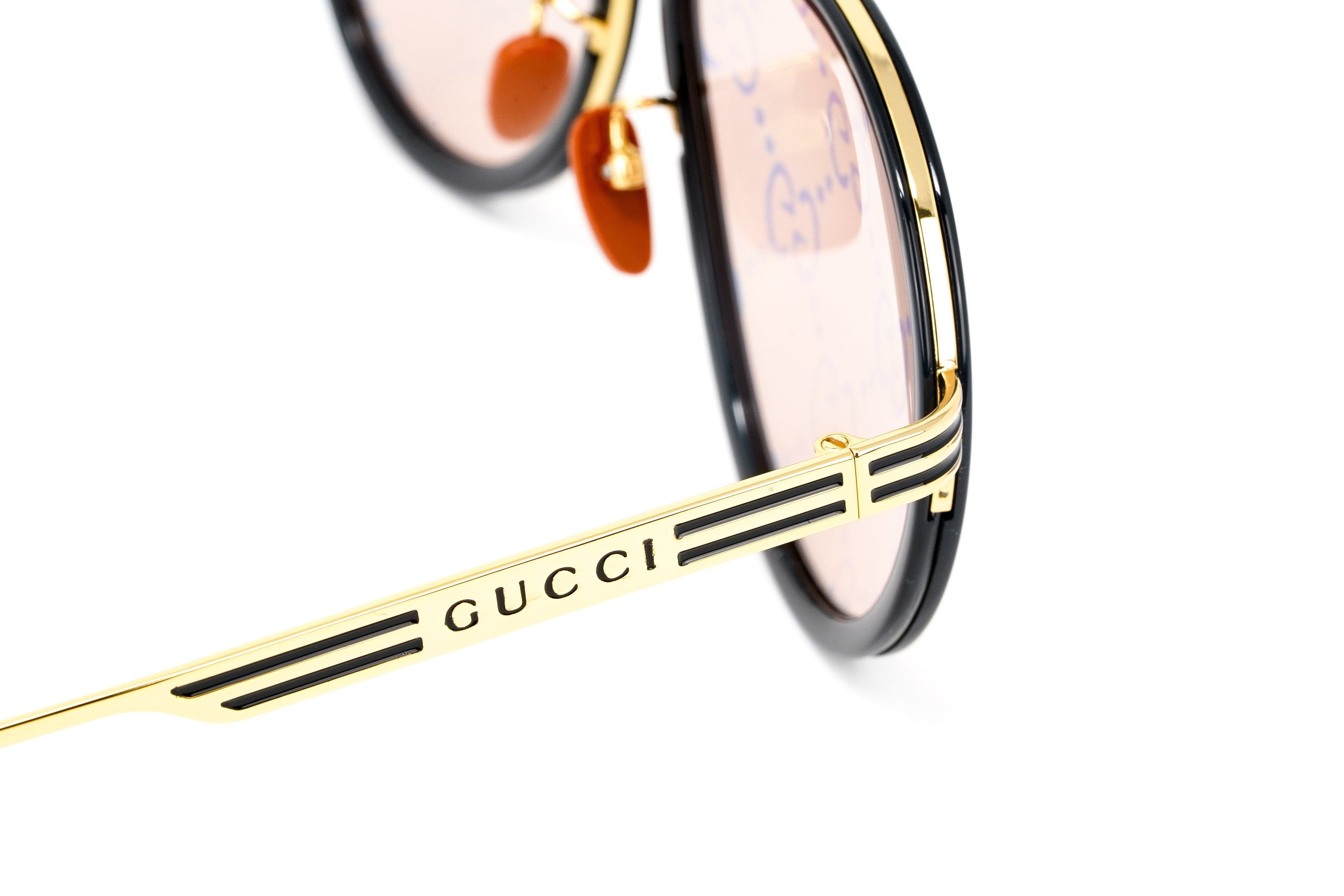 Gucci Men's Sunglasses Pilot Monogram Lenses