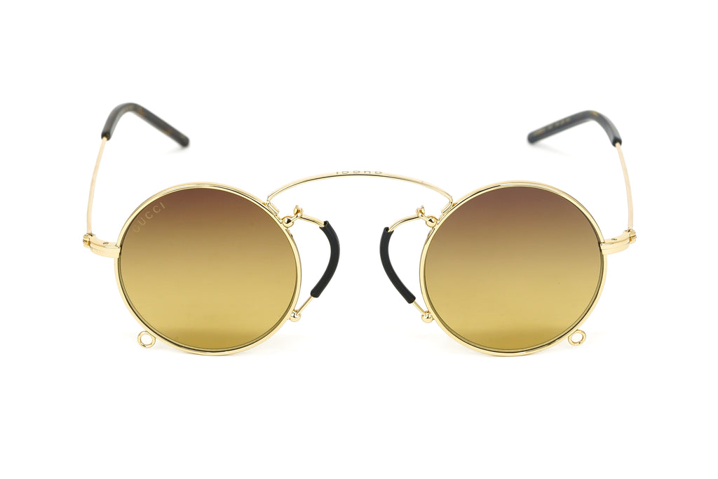 Gucci Women's Sunglasses Round Gold