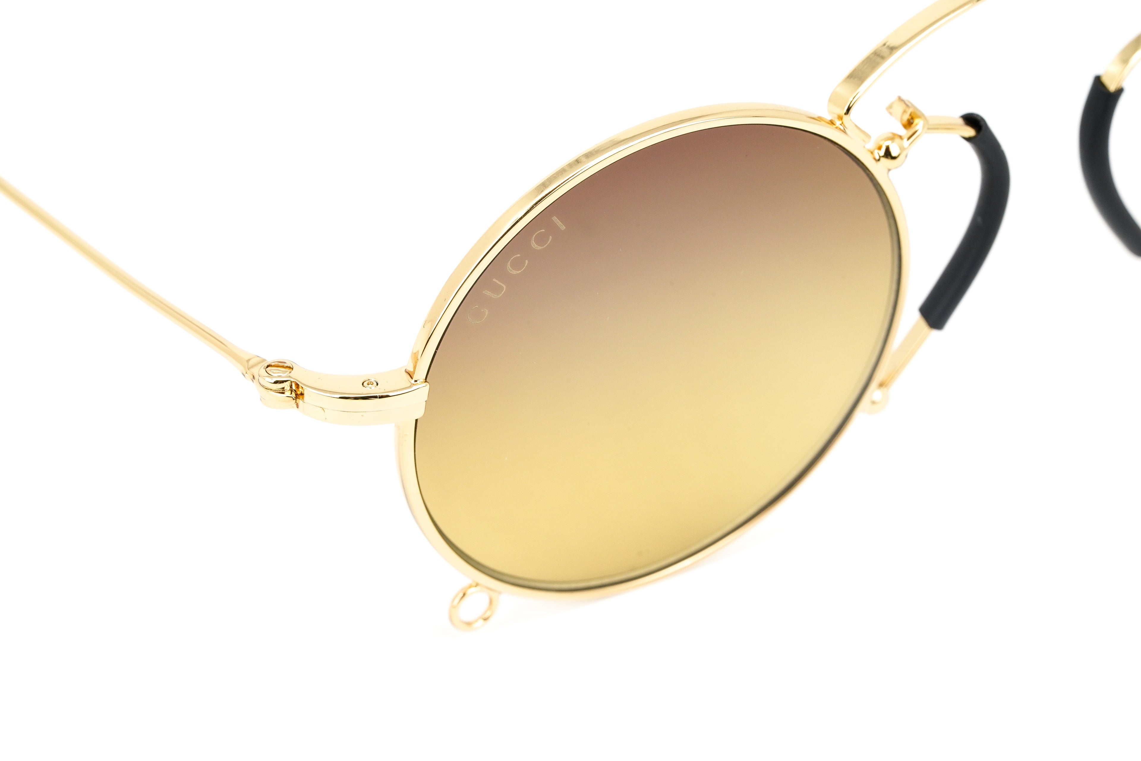 Gucci Women's Sunglasses Round Gold