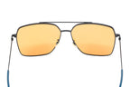 Gucci Men's Sunglasses Square Pilot Black Orange