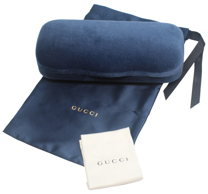 Gucci Women's Sunglasses Oversized Square Gold Black