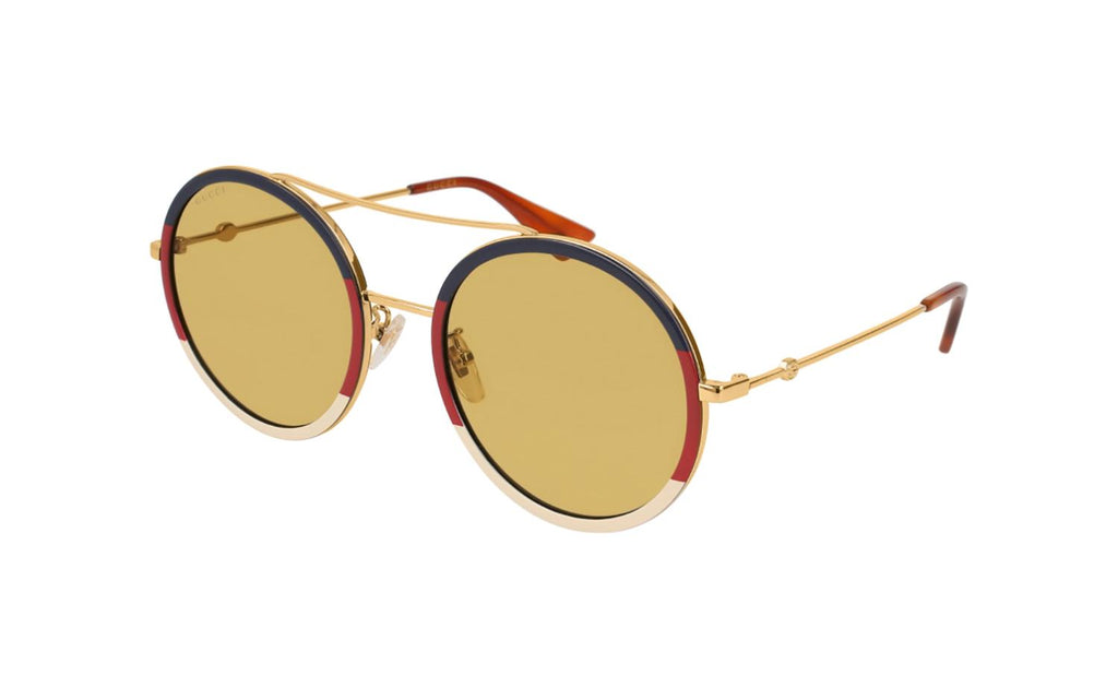 Gucci Unisex Round Sunglasses Multicolour