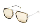 Boss by BOSS Men's Sunglasses Square Browline Tortoise/Brown