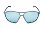 Boss by BOSS Men's Sunglasses Angular Pilot Grey/Blue