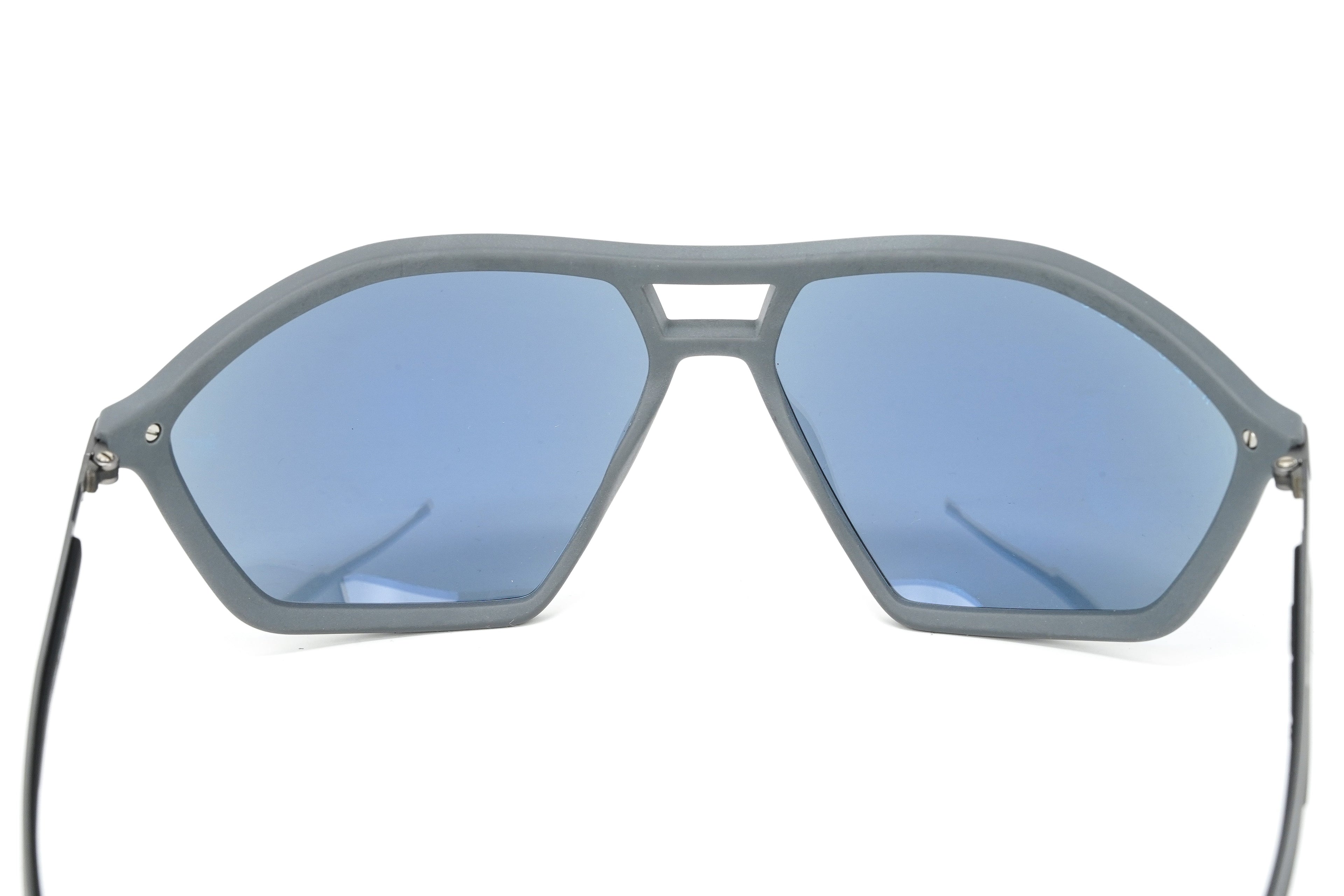 Boss by BOSS Men's Sunglasses Angular Pilot Grey/Blue