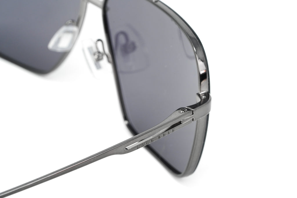 Boss by BOSS Men's Sunglasses Square Browline Grey