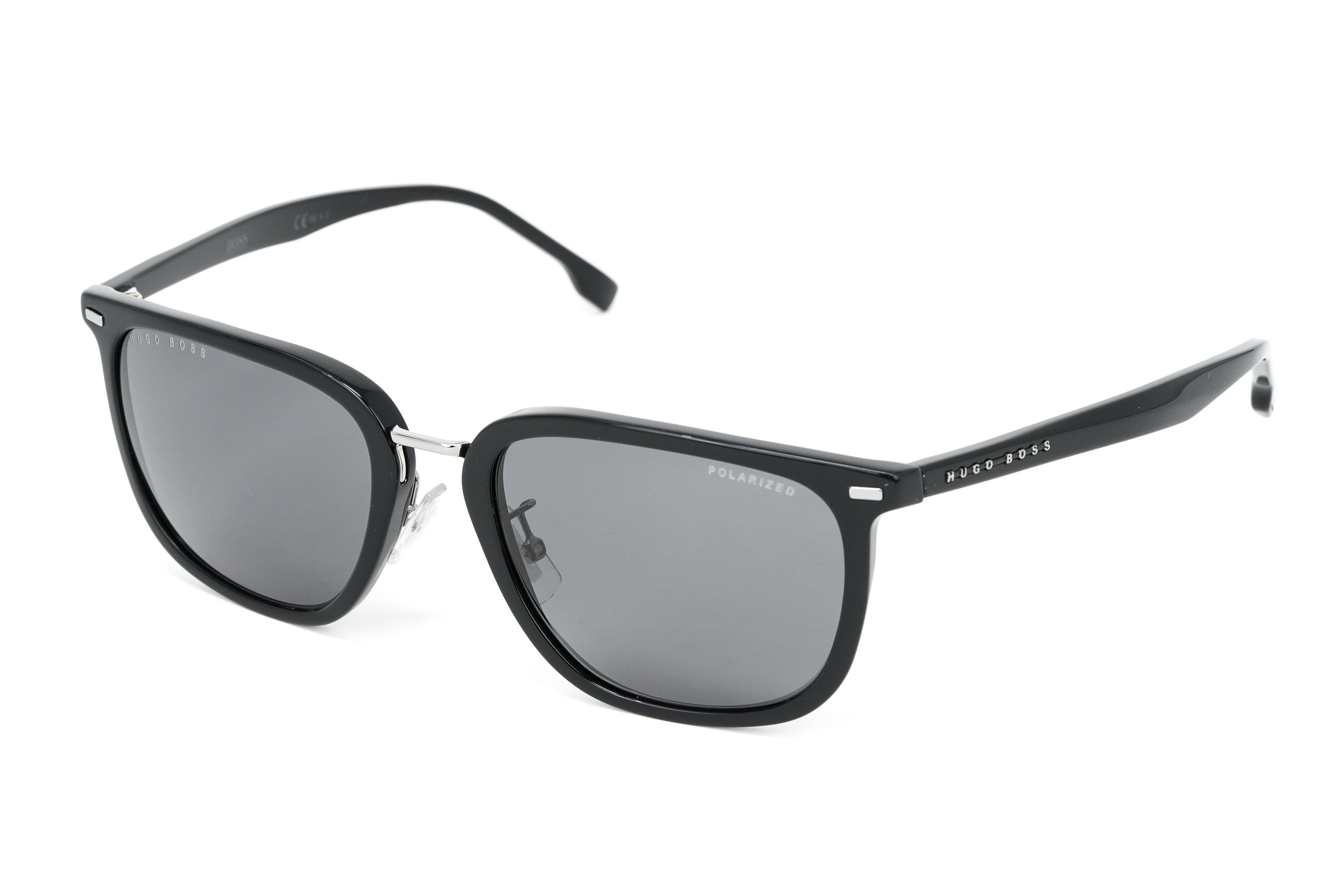 Boss by BOSS Men's Sunglasses Classic Square Black/Grey