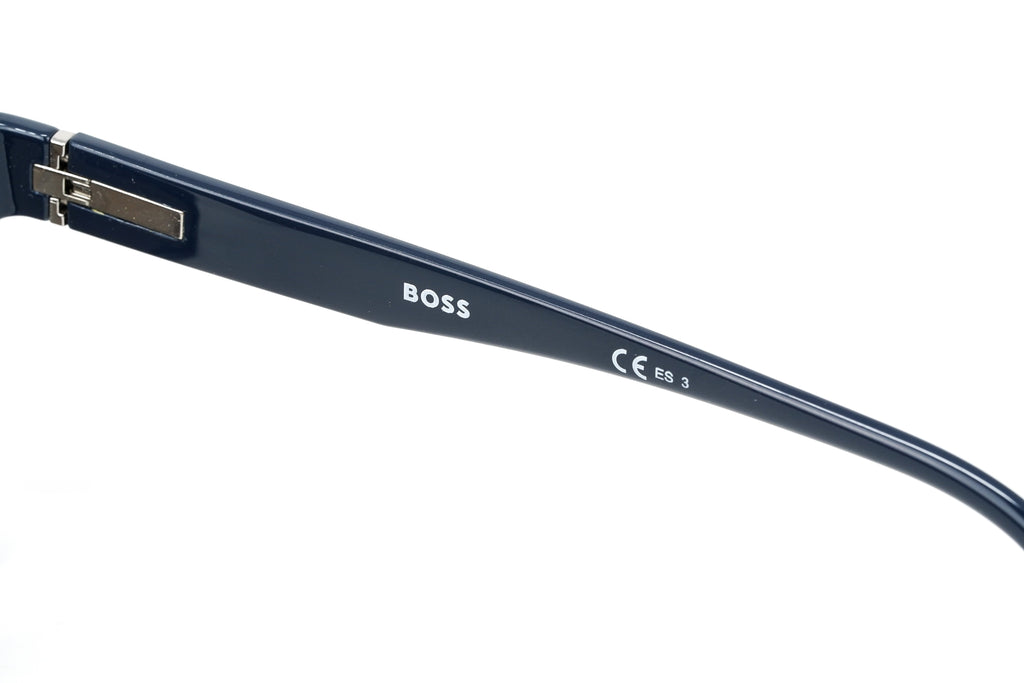 Boss by BOSS Men's Sunglasses Classic Rectangle Blue/Grey