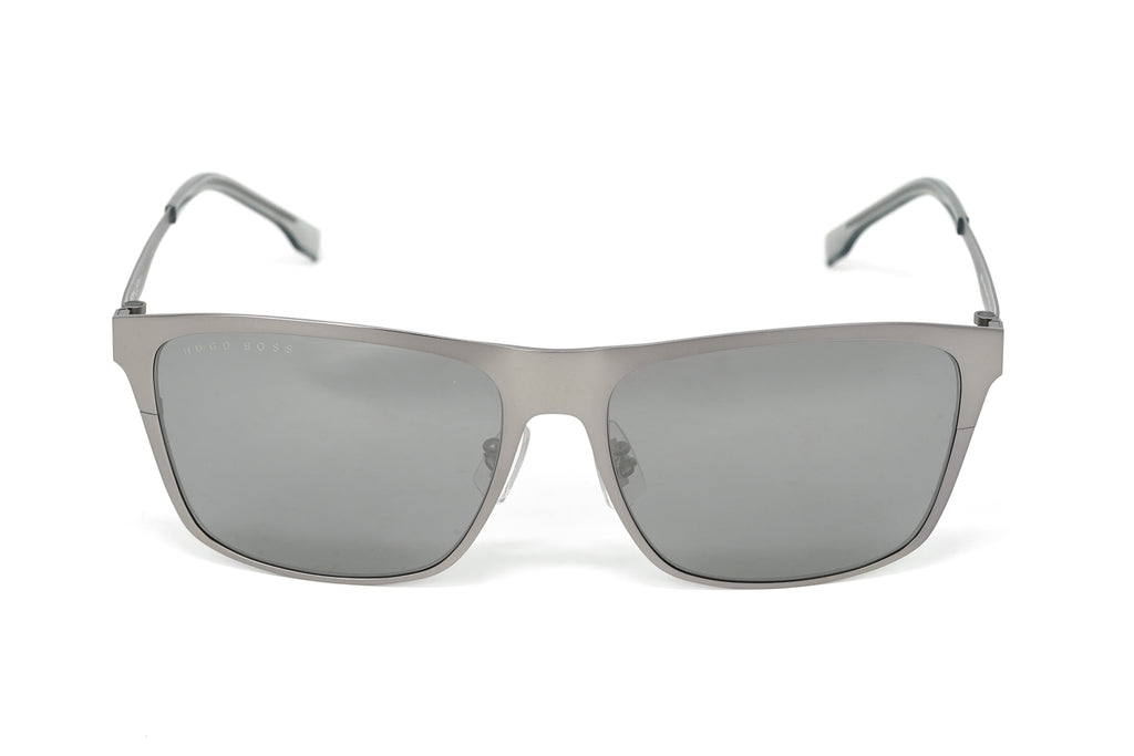 Boss by BOSS Men's Sunglasses Classic Square Silver/Grey