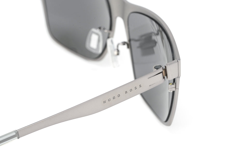 Boss by BOSS Men's Sunglasses Classic Square Silver/Grey