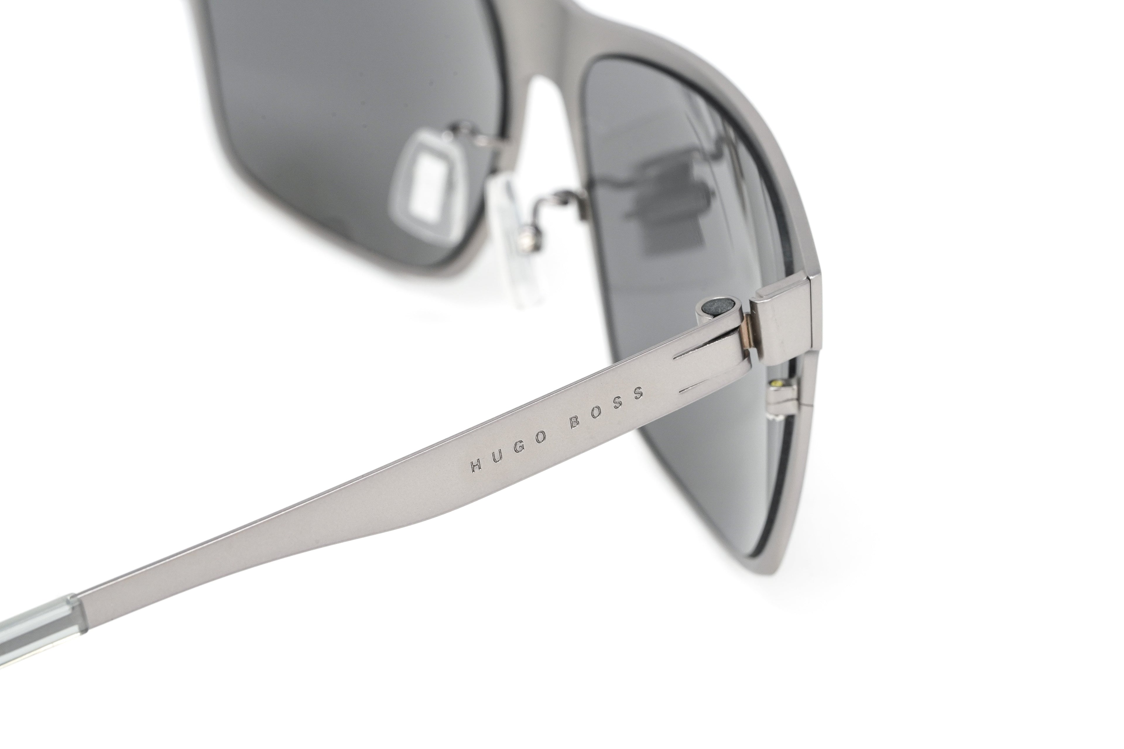 Boss by BOSS Men's Sunglasses Classic Square Silver/Grey