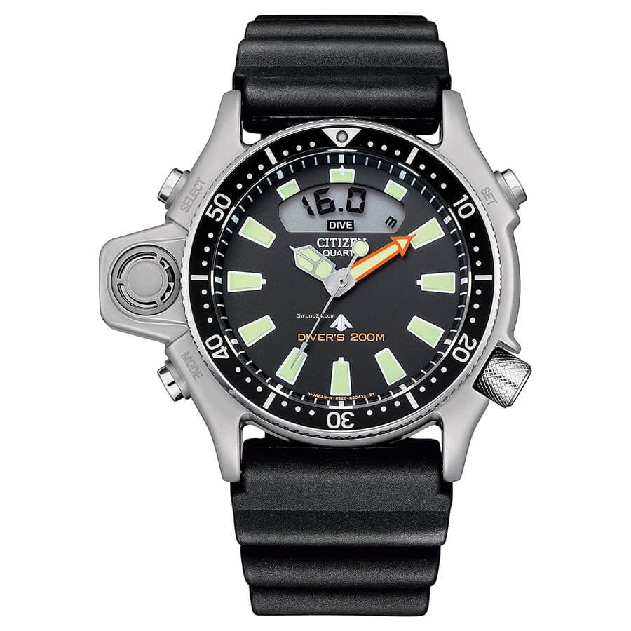 Citizen Men's Watch Eco-Drive Marine Promaster Black