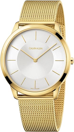 Calvin Klein Minimal Dress Watch Gold