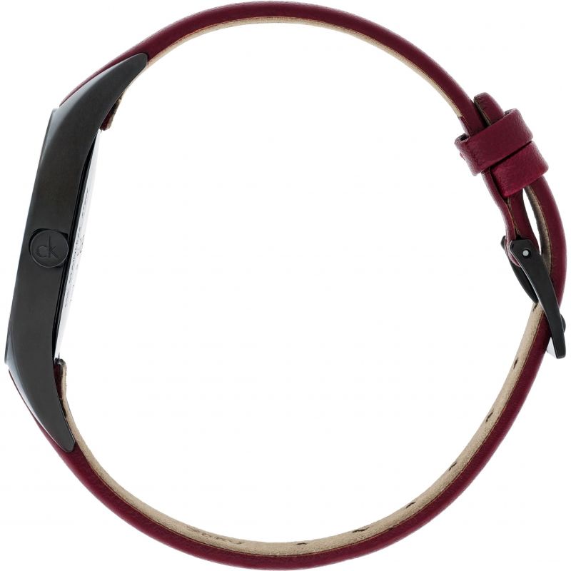 Calvin Klein Ladies Rebel Watch Black Red