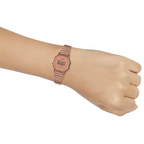 Casio Vintage Unisex Rose Gold Digital Watch