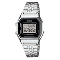 Casio Ladies Watch Digital Vintage Classic Jubilee Silver