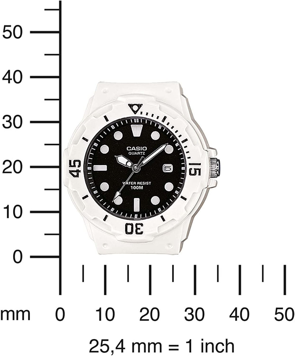 Casio Ladies Watch Analogue White Black