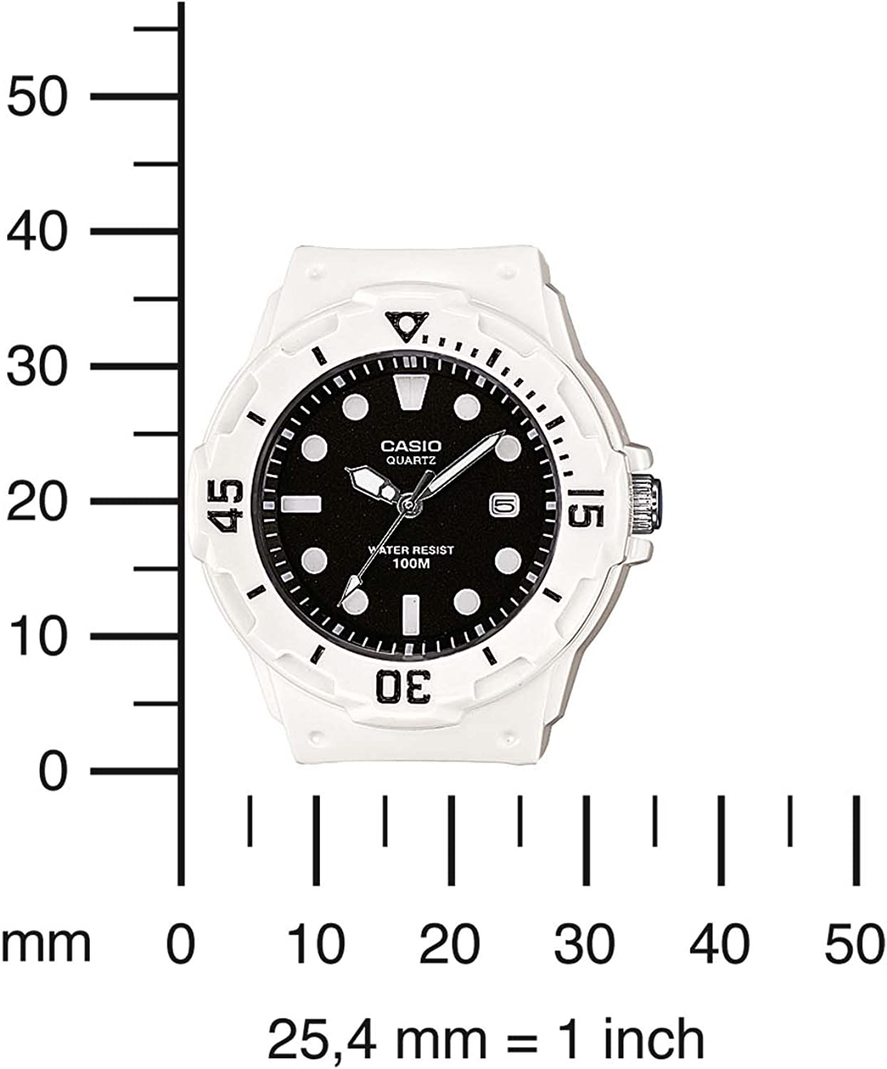 Casio Ladies Watch Analogue White Black