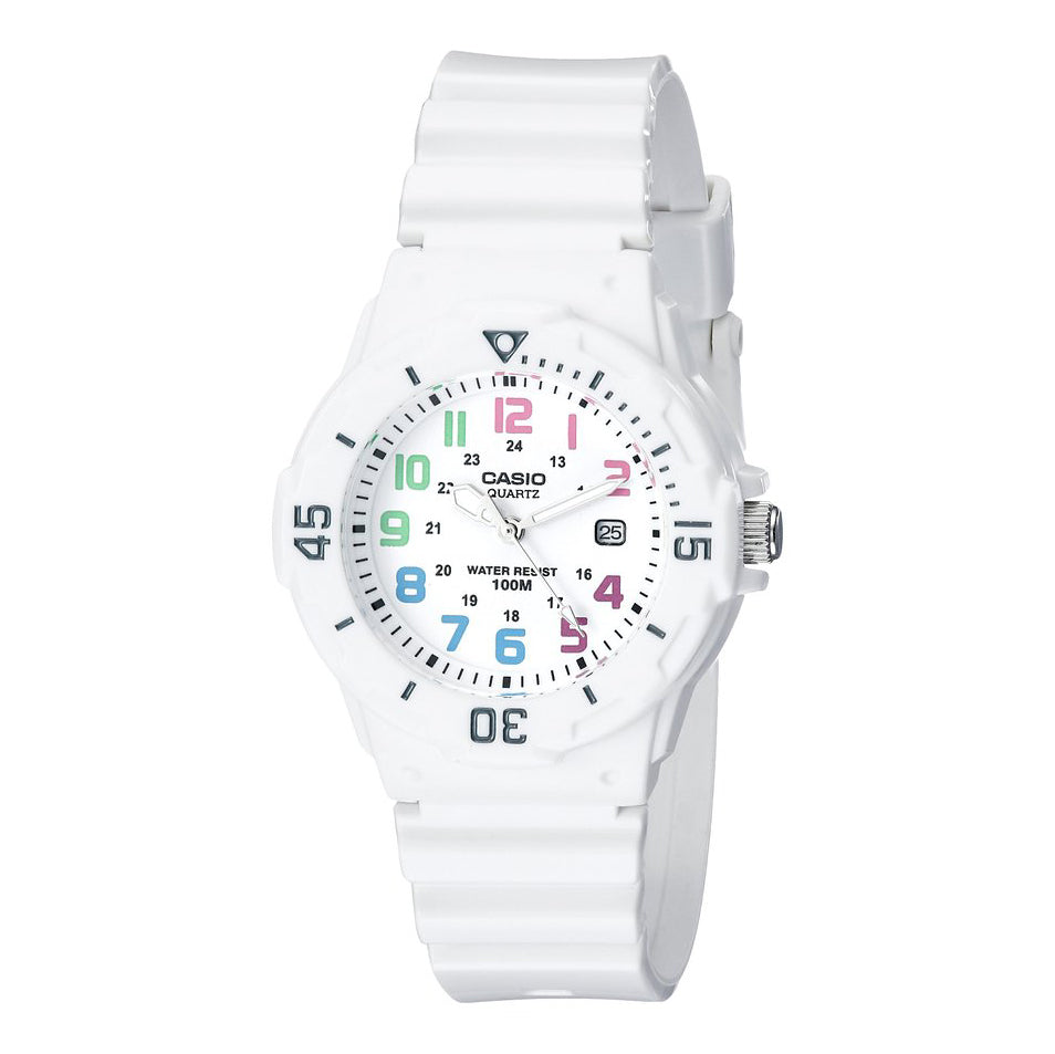 Casio Women's Watch Analogue White Multicolours