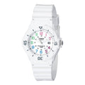 Casio Women's Watch Analogue White Multicolours