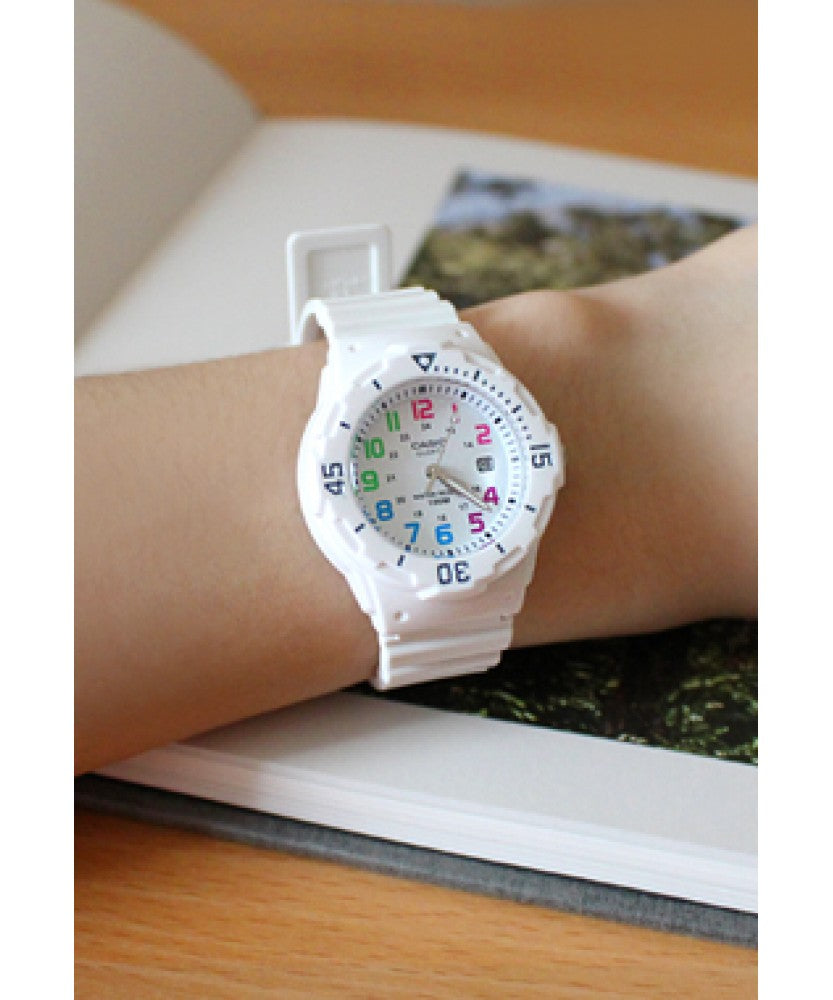 Casio Women's Watch Analogue White Multicolours