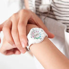 Casio Women's Watch Analogue White Multicolours