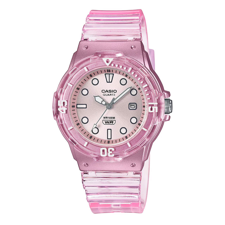 Casio Transparent Pink Watch