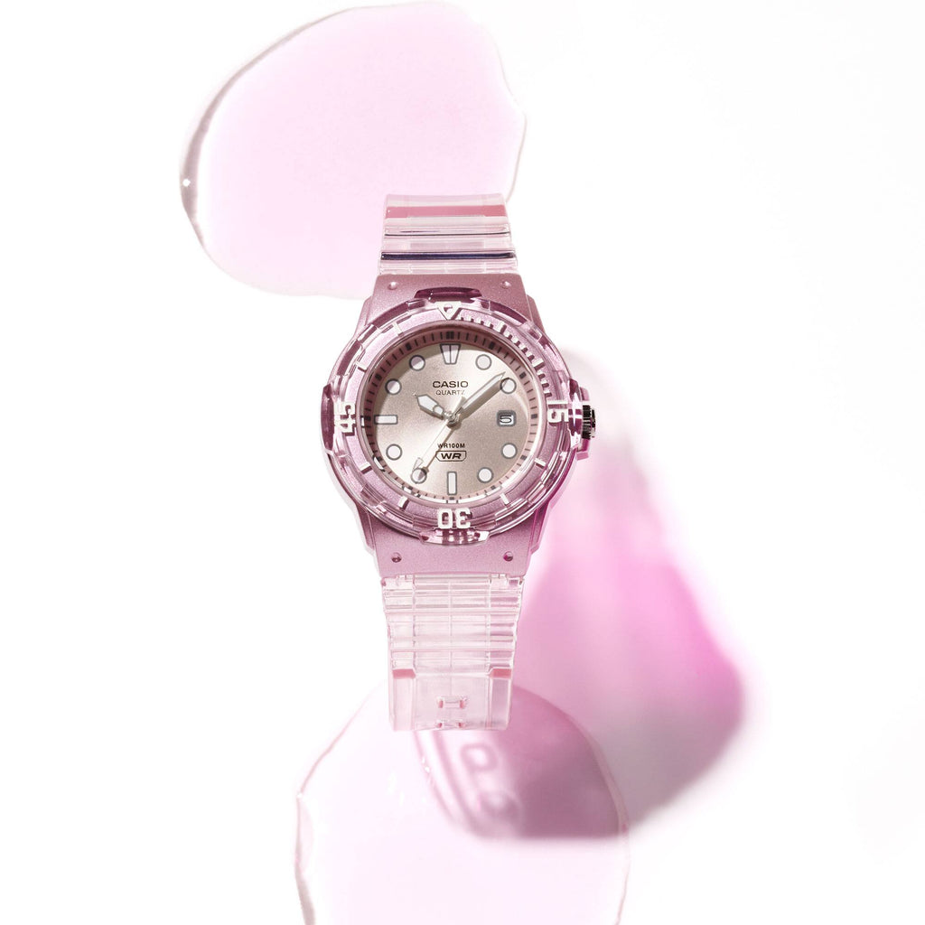 Casio Transparent Pink Watch