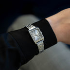 Casio Ladies' Rectangular Silver Watch