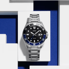 Casio Men's Standard Blue Black Diver Watch