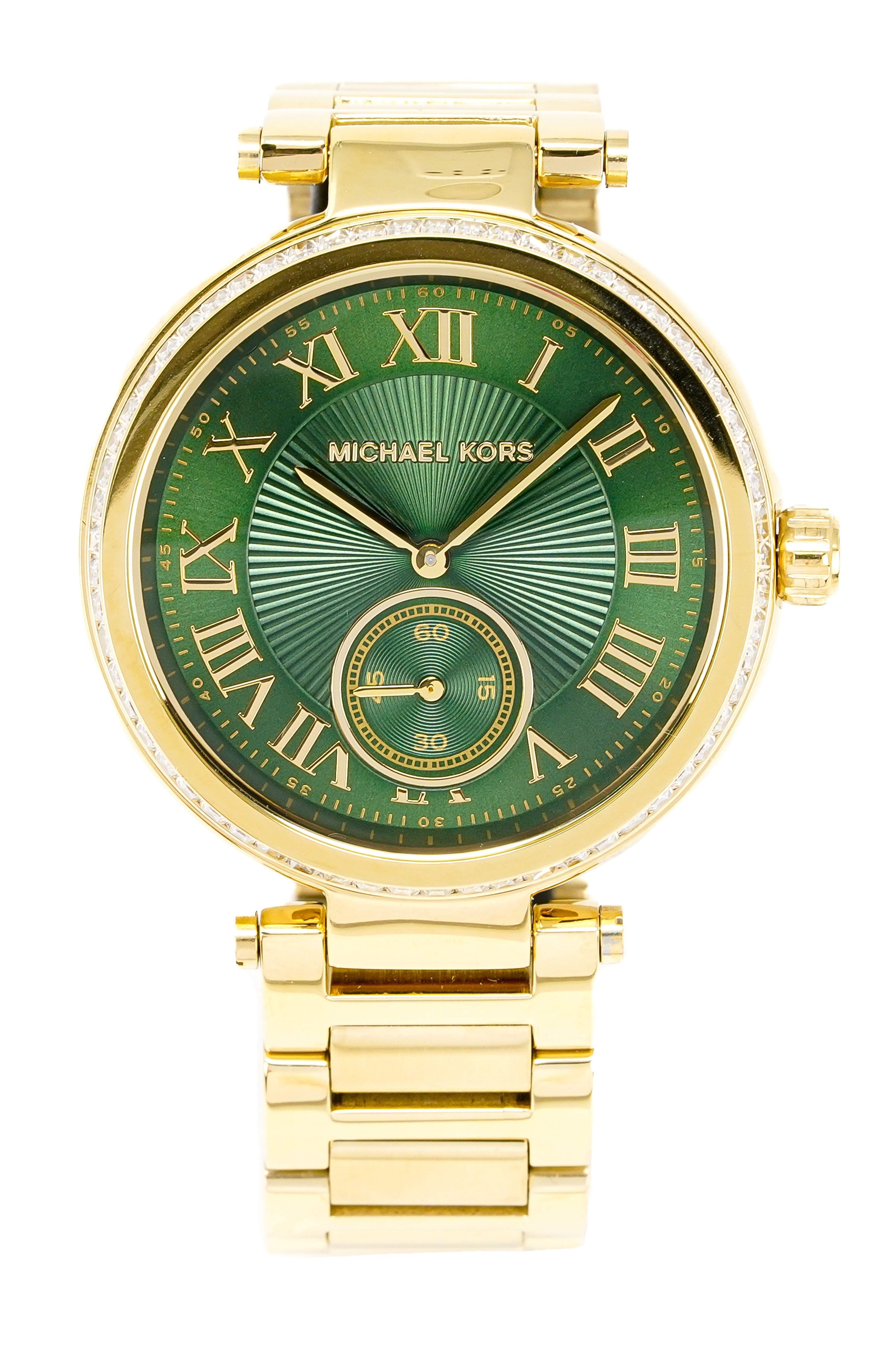 Michael Kors Ladies Watch Skylar Gold Green