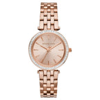 Michael Kors Ladies Watch Darci Mini 33mm Rose Gold